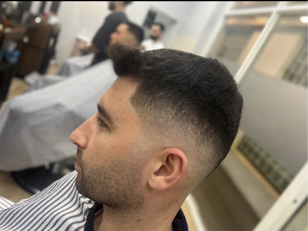 Fresh fade haircut at Jacks Barbers
